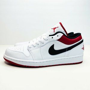 Nike Air Jordan 1 Low White Gym Red 553558-118